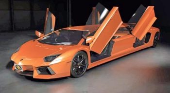 lambo aventador stretch limo
