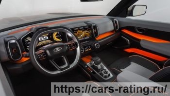 Lada 4x4 Visioin 2021 интерьер